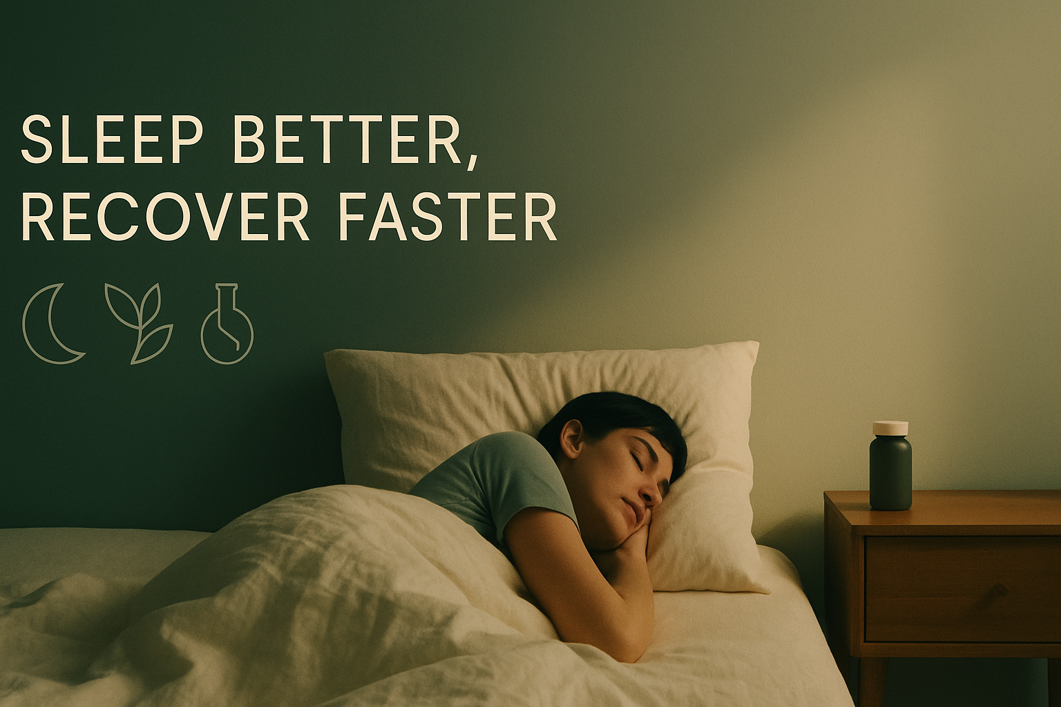Sleep Better, Recover Faster — Wind-down routine and science-backed supports