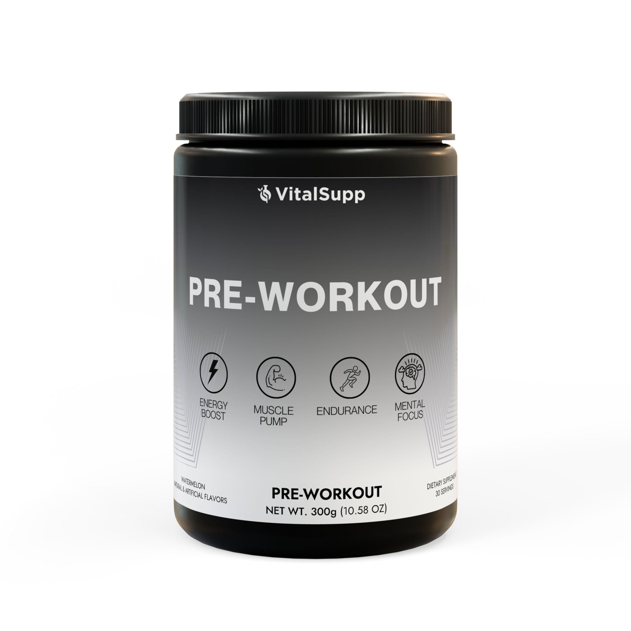 Pre-Workout Supplement, Watermelon (300g, 10.58oz)