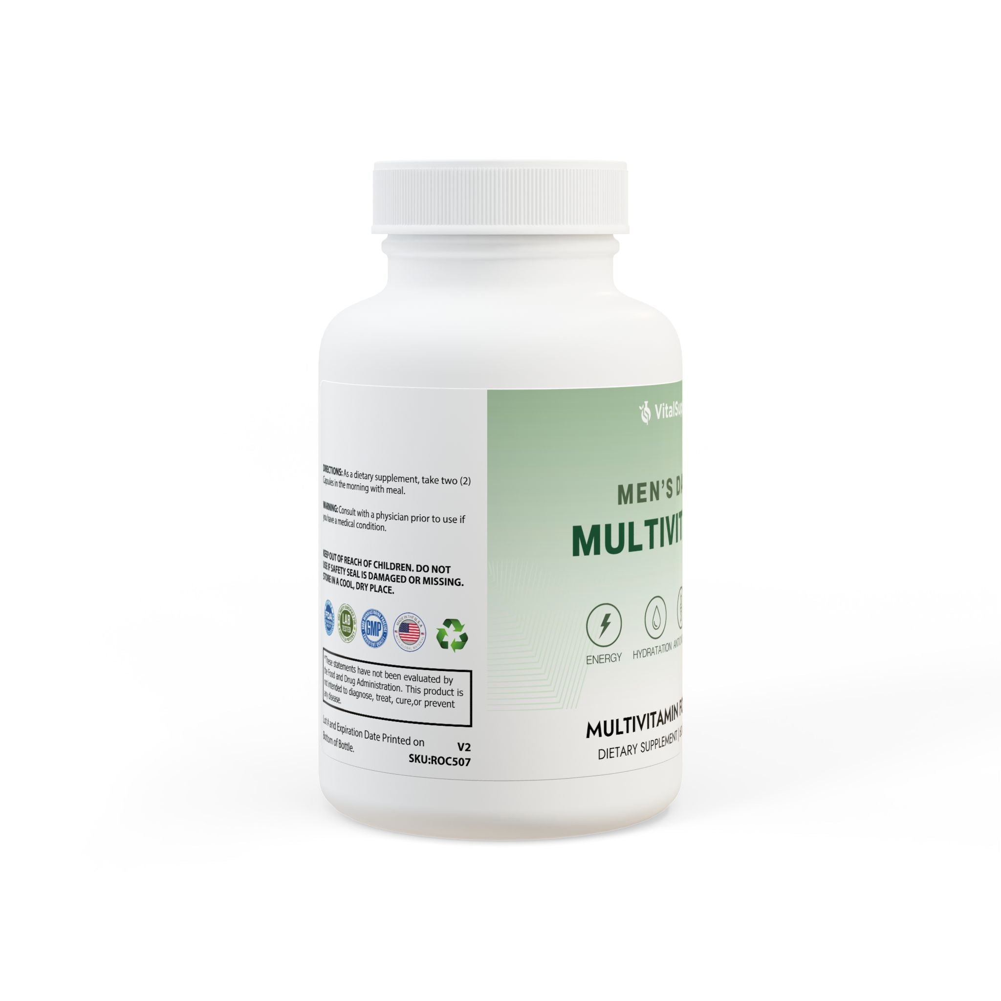 Multivitamin for Men Supplement (60 Capsules)