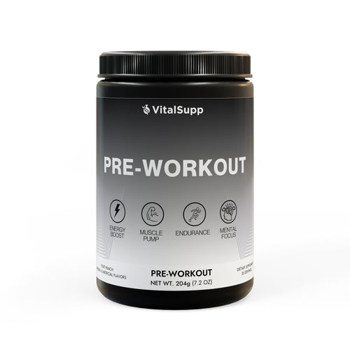 Pre-Workout Supplement, Fruit Punch (204g, 7.1oz)
